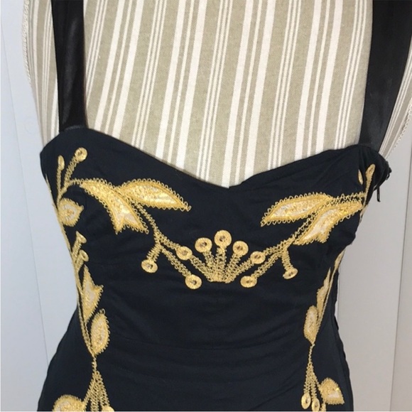 Free people  leaf motif mini dress - Picture 3 of 7